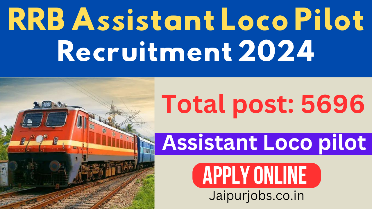 RRB ALP Recruitment 2024 Notification out, Apply Online for 5696 posts